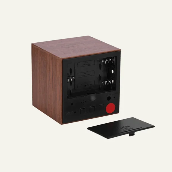 Réveil cube vue de bas