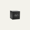 Réveil cube noir