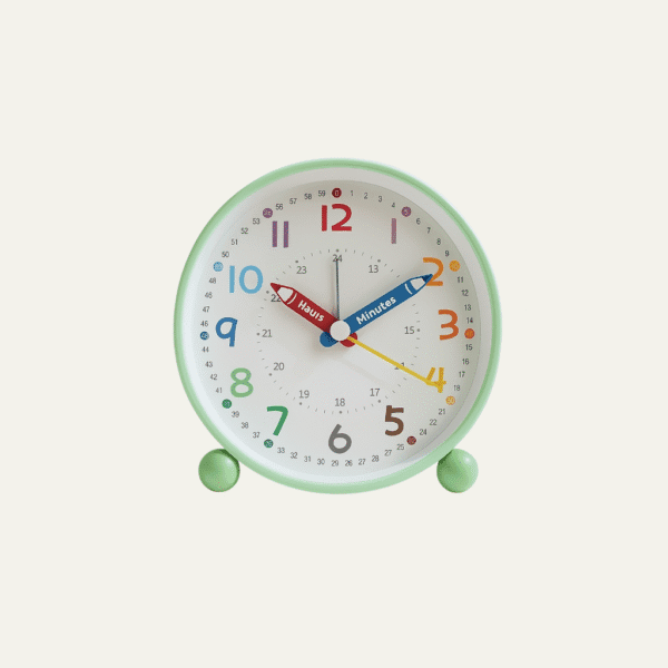 Réveil apprentissage vert