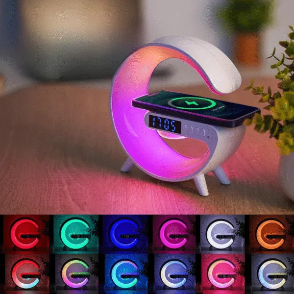 Réveil lumineux Bluetooth et ses plusieurs couleurs d'éclairage