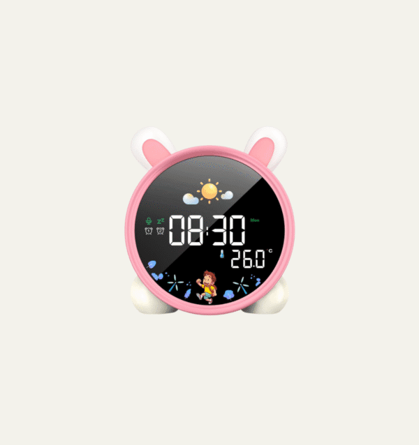 Réveil jour nuit lapin