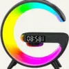 Réveil lumineux Bluetooth noir