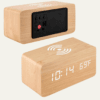 Réveil chargeur induction bamboo