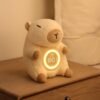 Réveil capybara sur une table de nuit